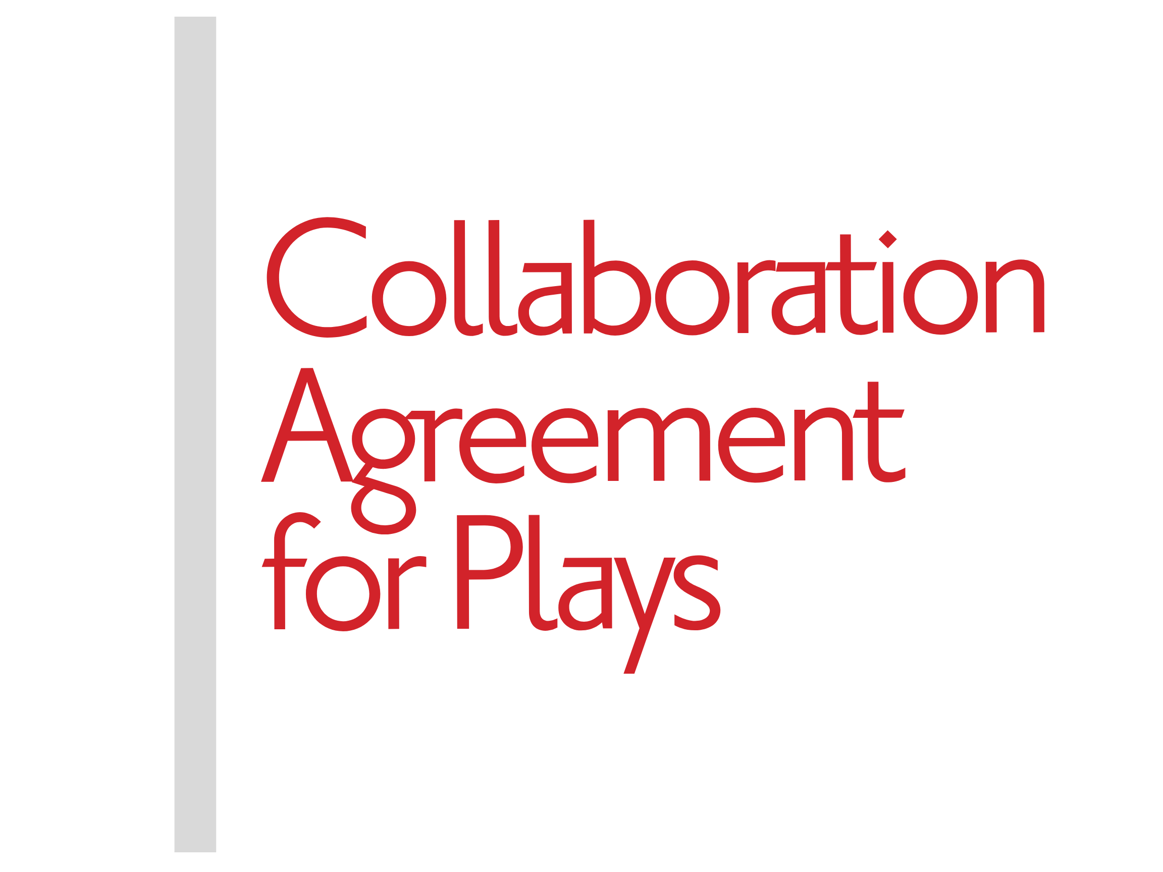 Collaboration Agreement for Plays