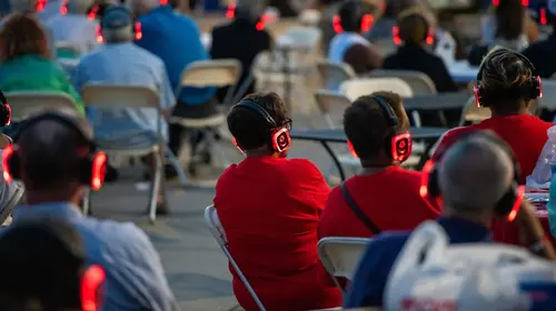 Photo of The Listening Party audience at Contemporary American Theater Festival